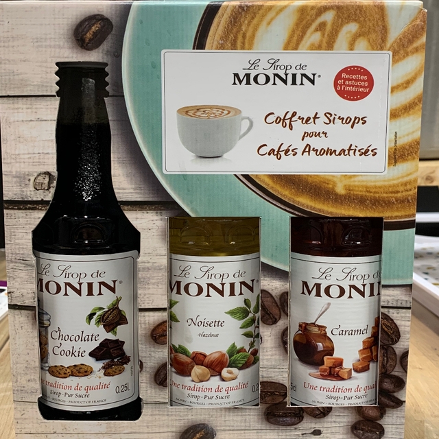 Coffret sirops pour café aromatisés - Monin