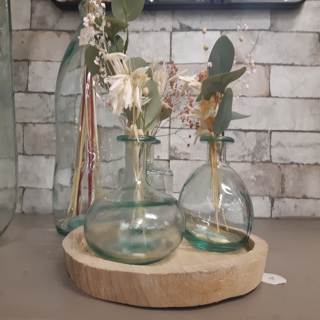 Soliflore mural moderne vase soliflore en verre 5 soliflores suspendus