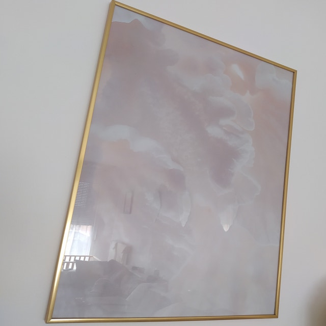 Cadre photo Lila PVC doré 50x70cm