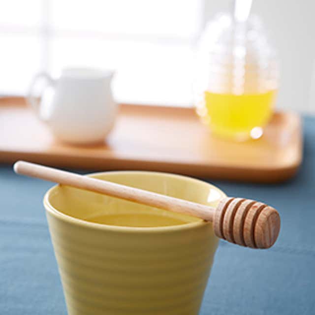Cuillère à miel en bois 17,5cm