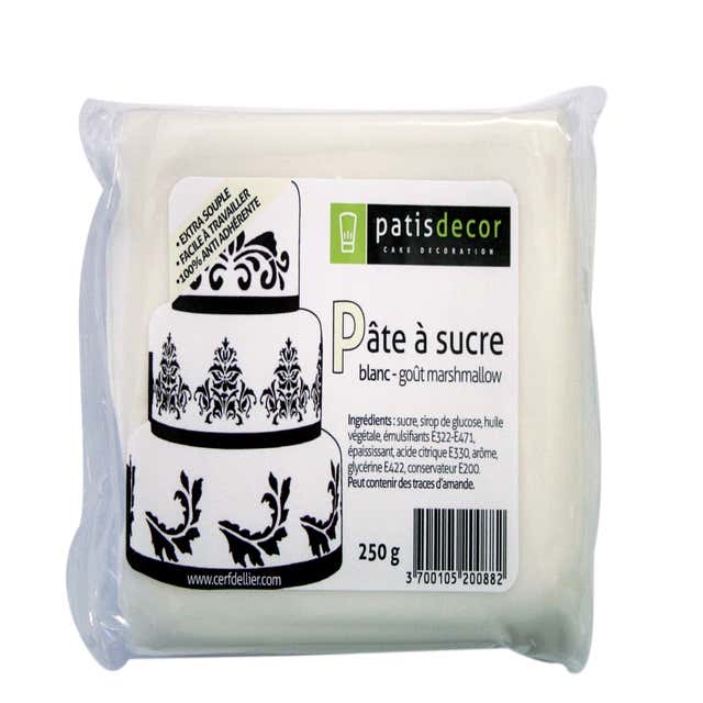 Pâte à sucre Patisdécor - Rouge - 250 g