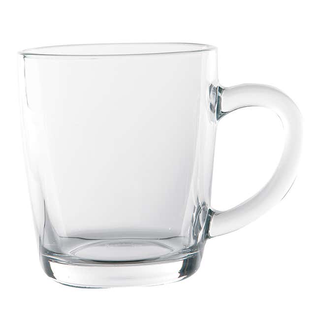 Mug Basic en verre transparent 35cl Pasabache