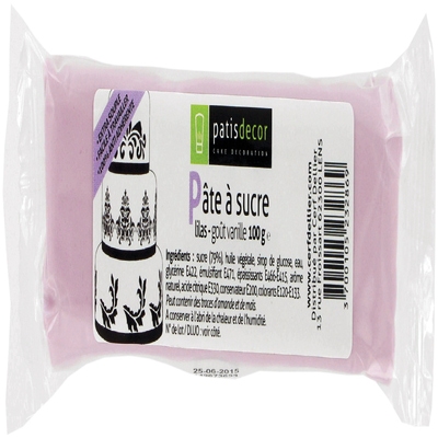 Pâte à sucre Patisdécor - Rose pastel - 100 g