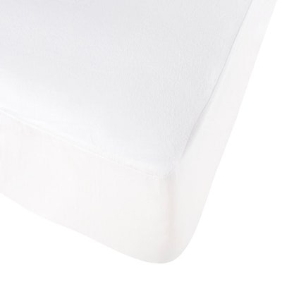 Alèse blanc imperméable 140x200 cm TEX HOME : l'alèse à Prix Carrefour