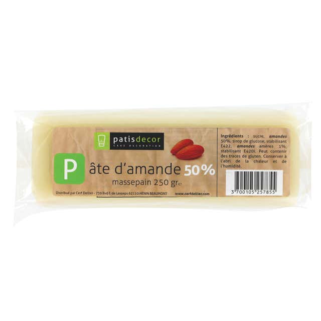 Pâte damande blanche 50% 235g
