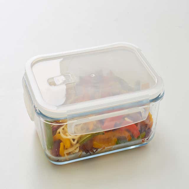 Boîtes de conservation alimentaire en verre compatible four / micro-ondes