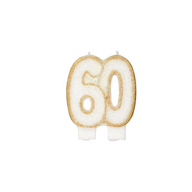 7,6cm Bougie Numéro d'anniversaire, 3D Bougies de Gâteau avec Décor de  Couronne Bougies Chiffres Anniversaire Bougies d'anniversaire pour Gâteau