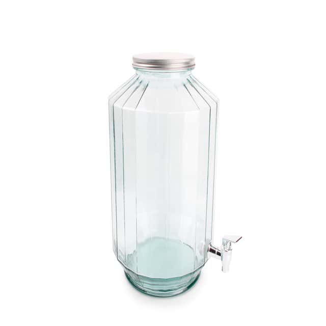 Fontaine à boisson en verre recyclé 6L - Achat & prix