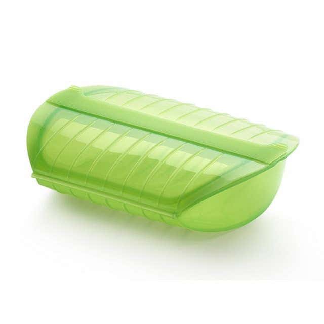 2 Papillotes silicone rouge et vert