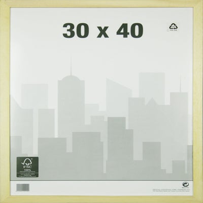 Affiche de ville Marseille & Cadre 30x40 cm fin et design - A3