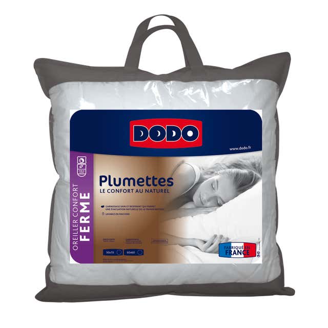 Dodo - Oreiller + protège-oreiller DODO 60x60 cm PACK IMPECCABLE -  Ensembles de literie - Rue du Commerce