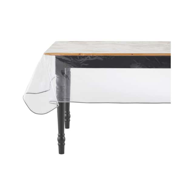 Nappe de table ronde transparente et élastique - Xiaros