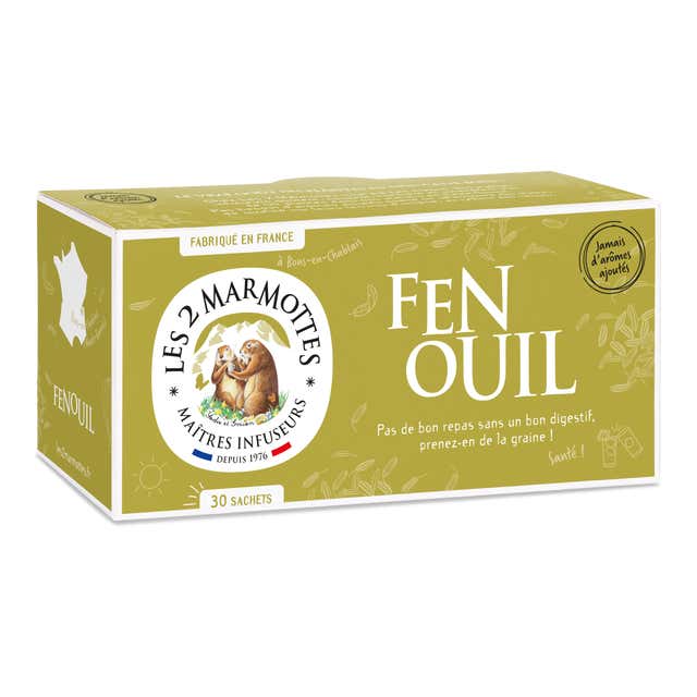 Infusion fenouille 60g, 30 sachets
