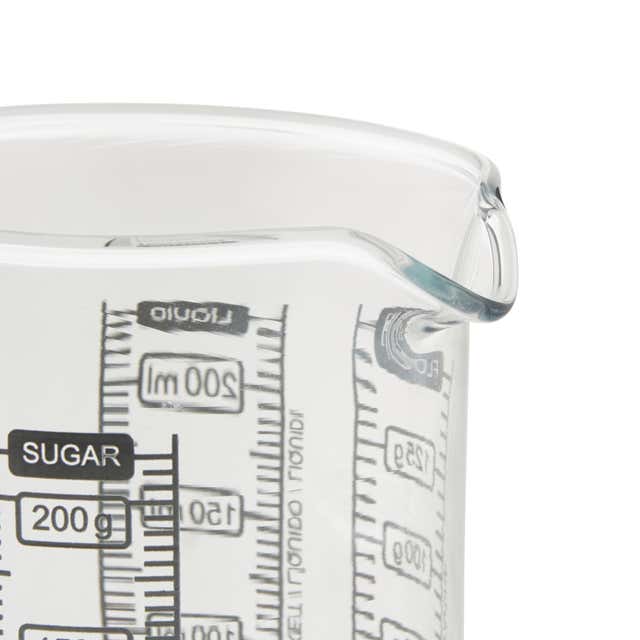 Pyrex Shaker à graduations Kitchen Lab en verre (0,50 L