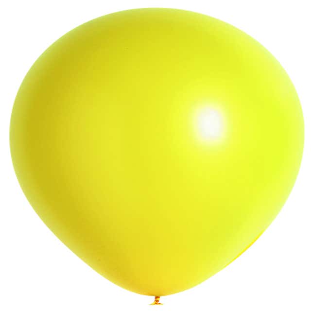 Ballon de baudruche jaune au meilleur prix !