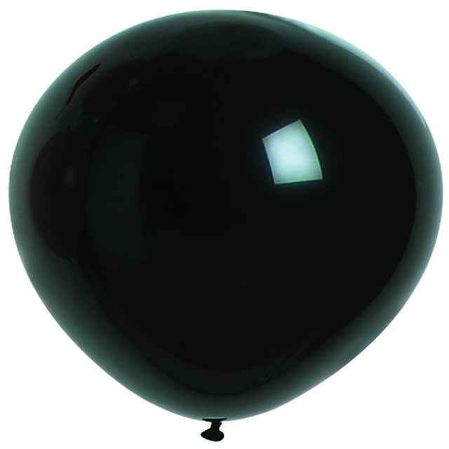 Ballon Biodégradable Noir, Lot de 10 - Couleur de Nuit