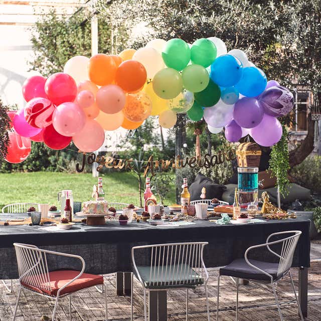 Ballon Sirène Multicolore - Jour de Fête - Sirène - Top Thèmes