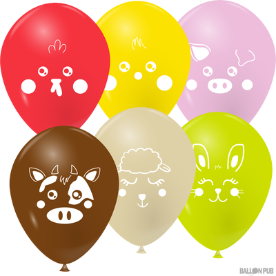 Ballons animaux Jungle, joint lapin Panda, ballon à hélium en