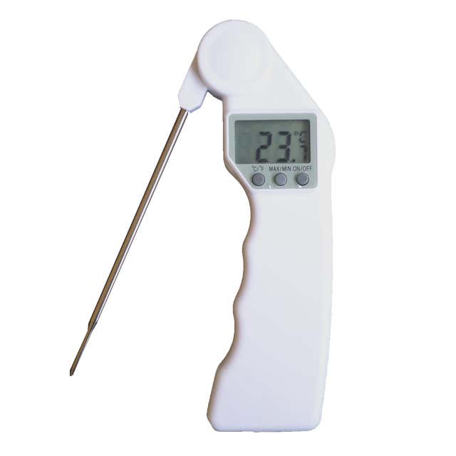 Thermomètre + sonde 12.5 cm avec alarme de - 50 à + 200 ° C