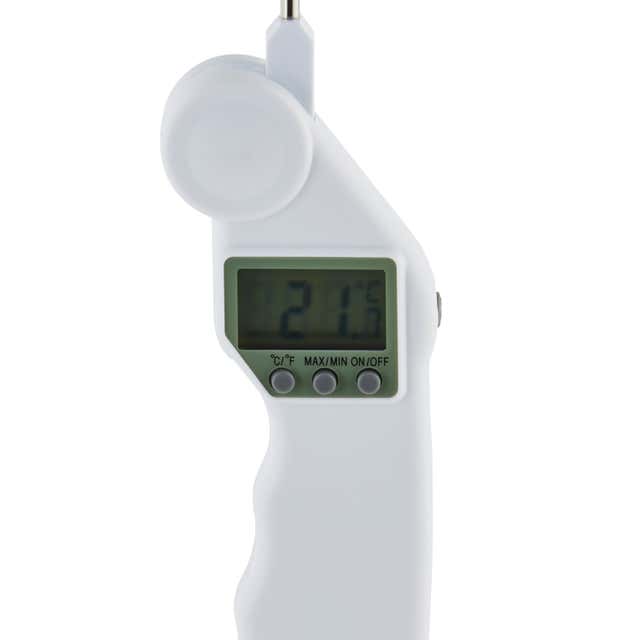 Thermomètre analogique bambou