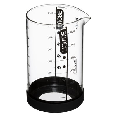 Verre mesureur en verre avec silicone - Pebbly