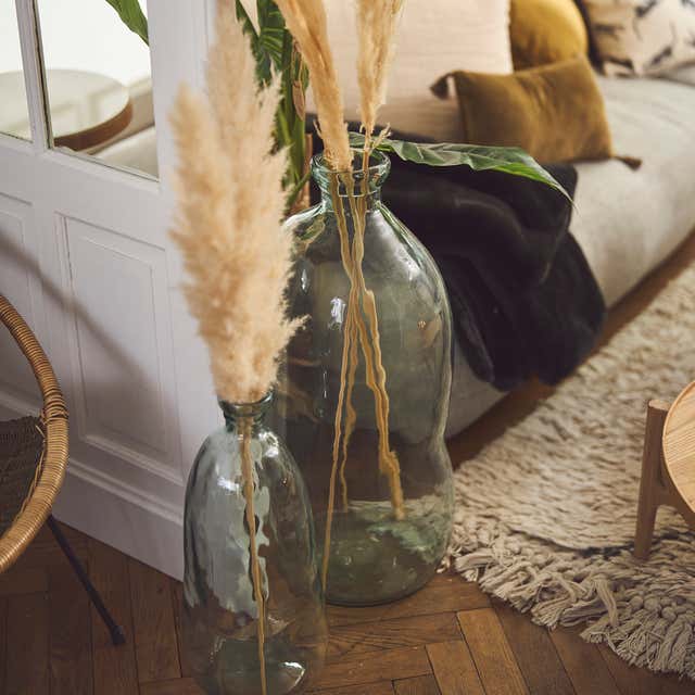 Achat - Grand vase déco à poser au sol – Vase et pampa