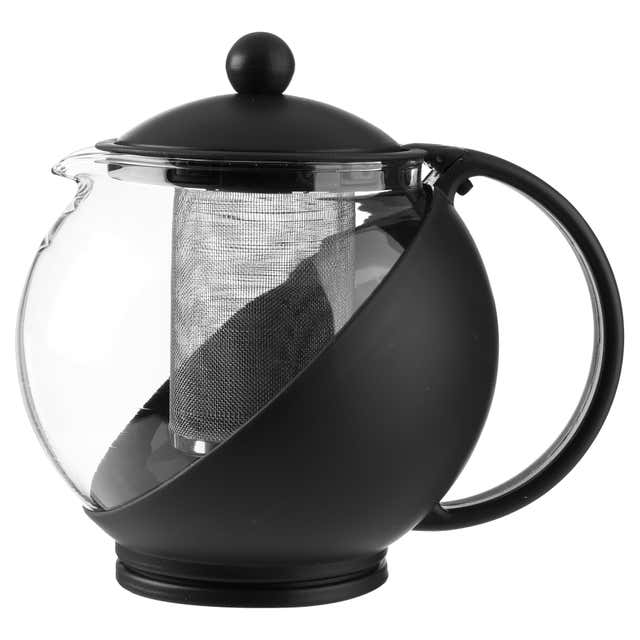 Filtre à thé en inox avec couvercle, à placer directement dans le