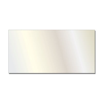 Plaque verre Acrylique miroir 3mm 500x250mm