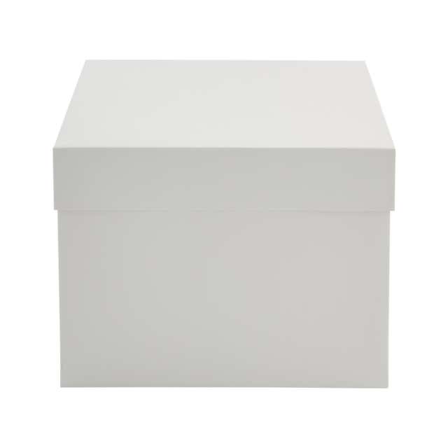 Boîte à gateau - Layers Cake - ronde transparente et blanche