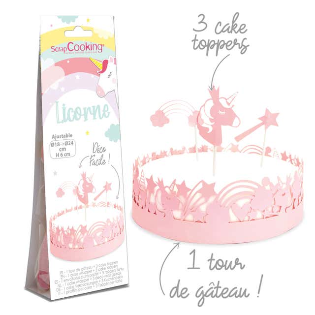 Unicorn Cake Décoration Arc-en-ciel Licorne Gâteau Topper Joyeux