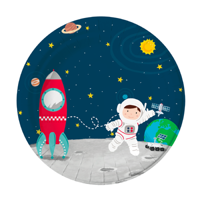 Moule à biscuit, Ensemble en 3 parties, Voyages dans l'espace, Astronaute  - Fusée 