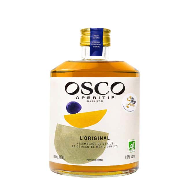 Apéritif sans Alcool 70cl Bio - Osco