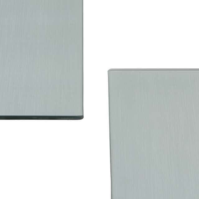 Set de 2 planches en verre protège-plaques 52 x 30 cm - Zeller
