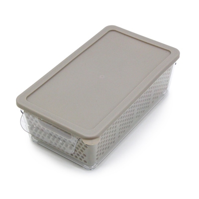 Boîte de rangement hermétique en plastique pour réfrigérateur