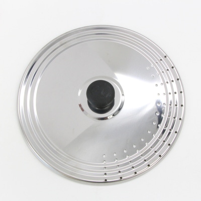 Couvercle en verre et silicone multi-diamètres 14,16 et 18 cm - Zodio