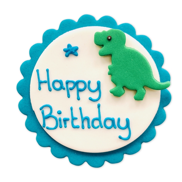 Decors En Sucre Happy Birthday Dinosaure 28g Pas Cher Achat En Ligne Zodio