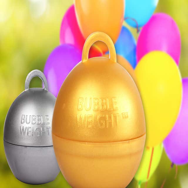Ballon: support / poids / socle pour ballon à l'hélium. Or, doré. Fait main