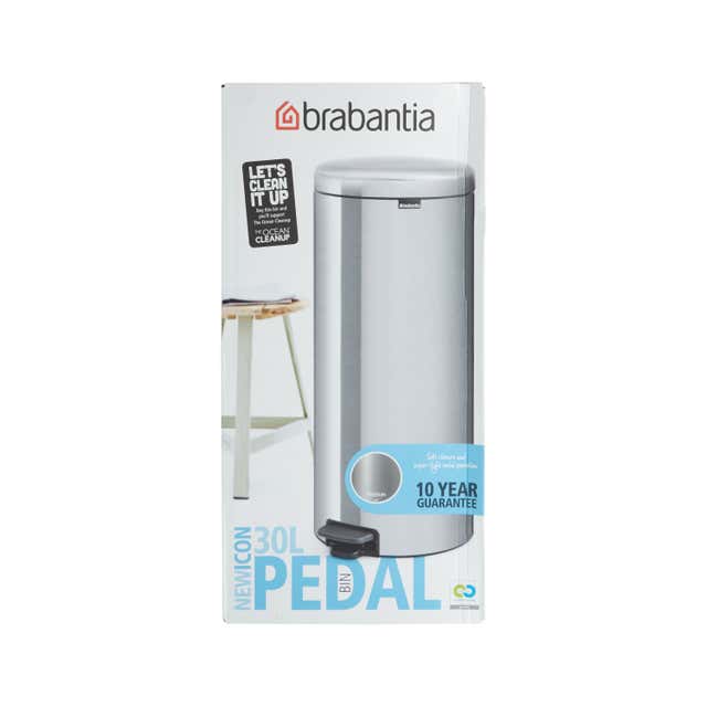 Achetez Brabantia Poubelle à Pédale newIcon - 3 litres - Platinum chez   pour 29.95 EUR. EAN: 8710755113246