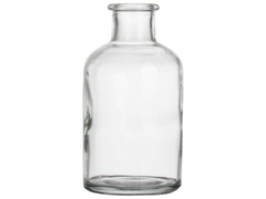 Vase en verre transparent 12cm Apothicaire 