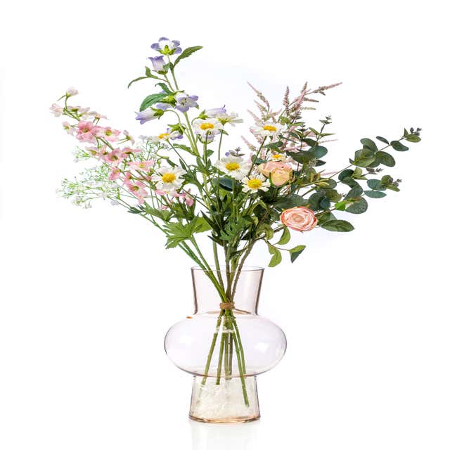 Guirlande de fleurs blanche et perles - Label Fête