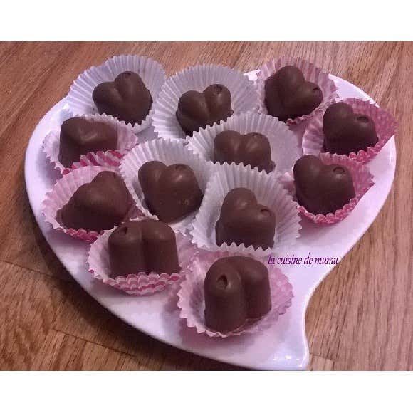 Bonbon caramel au coeur parfum chocolat