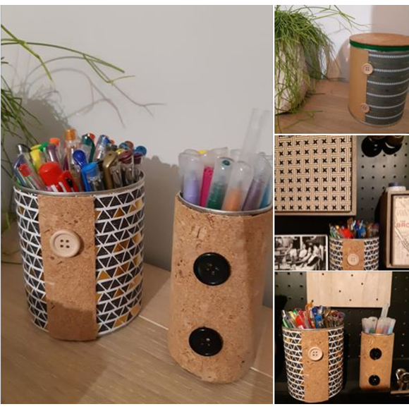 Customiser des pots à crayons en bois pour la fête des pères - Idées  conseils et tuto Fête des pères